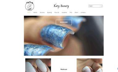 Schermafbeelding van katybeauty.nl