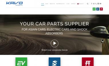 Schermafbeelding van kavoparts.com