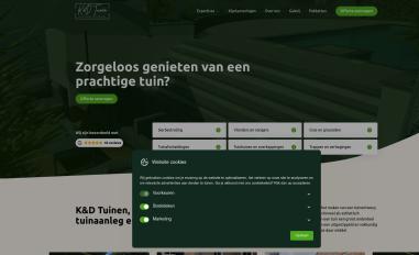 Schermafbeelding van kdtuinen.nl