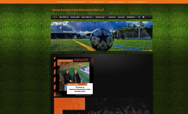 Schermafbeelding van keepercoachleeuwarden.nl