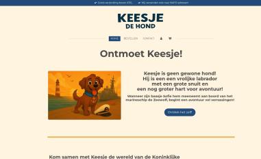 Schermafbeelding van keesjedehond.nl