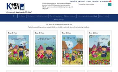 Schermafbeelding van keeskaart.nl