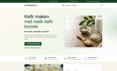 Schermafbeelding van kefirboer.nl