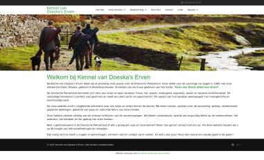 Schermafbeelding van kennel-drentsche-patrijshond.nl