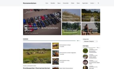 Schermafbeelding van kennemerduinen.com
