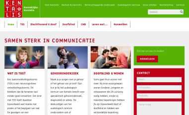Schermafbeelding van kentalis.nl