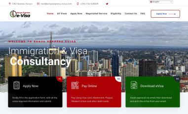 Schermafbeelding van kenyaexpress-evisa.com