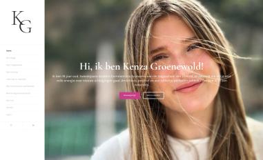 Schermafbeelding van kenzagroenewold.nl