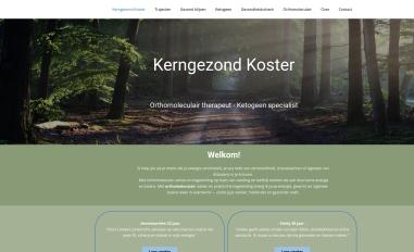 Schermafbeelding van kerngezond.koster.biz