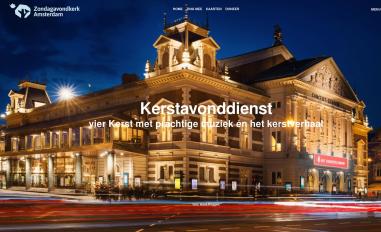 Schermafbeelding van kerstavonddienst.nl