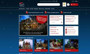 Schermafbeelding van kersthuisje.nu