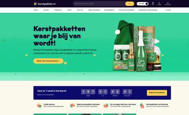 Schermafbeelding van kerstpakket.nl