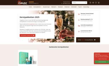 Schermafbeelding van kerstpakketonline.nl