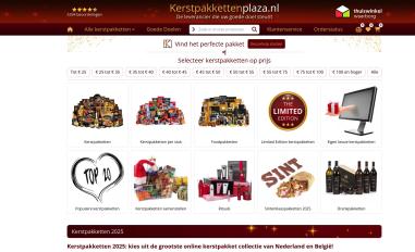 Schermafbeelding van kerstpakkettenplaza.nl