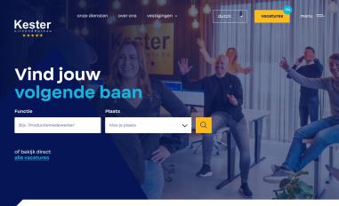 Schermafbeelding van kesteruitzendbureau.nl