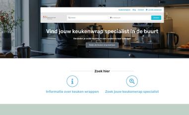 Schermafbeelding van keukenkastenwrappen.nl