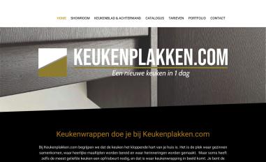 Schermafbeelding van keukenplakken.com