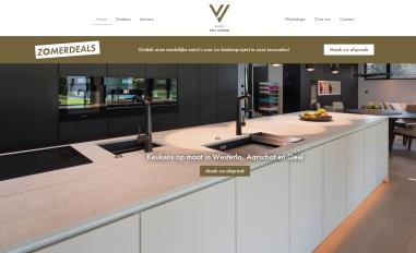 Schermafbeelding van keukensvanlommel.be