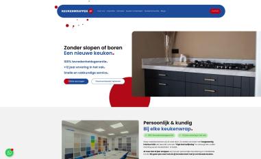 Schermafbeelding van keukenwrappen.frl