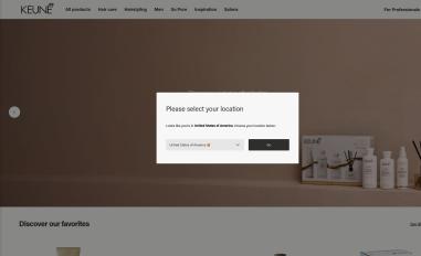 Schermafbeelding van keune.com