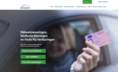 Schermafbeelding van keuringarts.nl