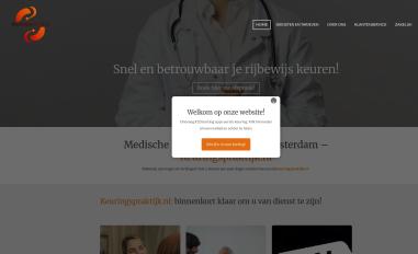 Schermafbeelding van keuringspraktijk.nl