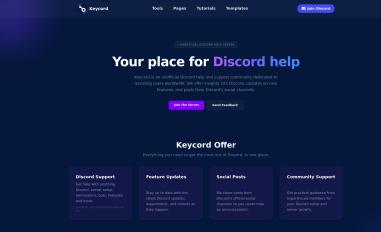 Schermafbeelding van keycord.support