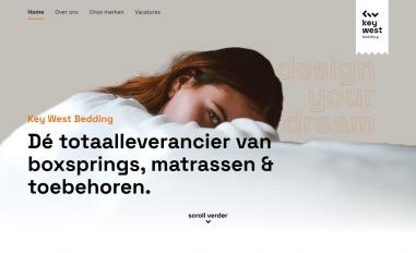 Schermafbeelding van keywestbedding.com