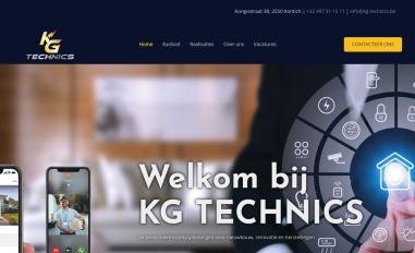 Schermafbeelding van kg-technics.be