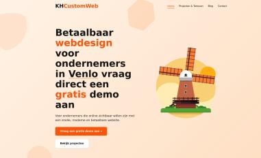 Schermafbeelding van khcustomweb.nl
