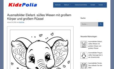 Schermafbeelding van kidzpolia.com