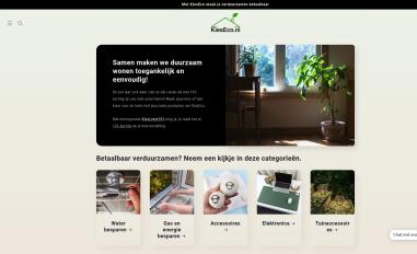 Schermafbeelding van kieseco.nl