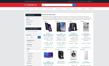 Schermafbeelding van kieskeurig.nl