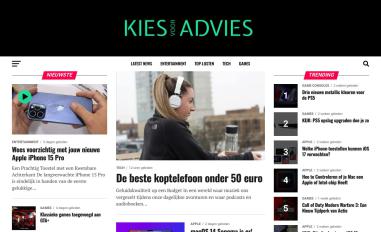 Schermafbeelding van kiesvooradvies.nl