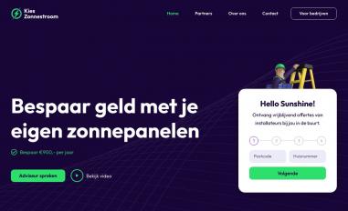 Schermafbeelding van kieszonnestroom.nl