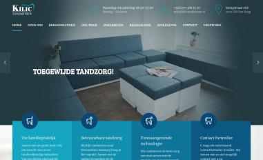 Schermafbeelding van kilictandartsen.nl