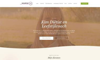 Schermafbeelding van kimdietiste.nl