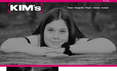 Schermafbeelding van kimsfotografie.nl