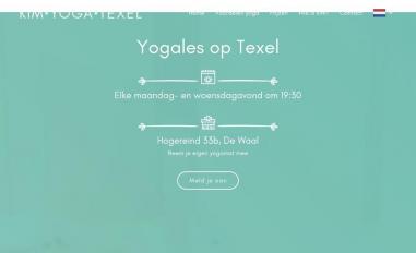 Schermafbeelding van kimyogatexel.nl