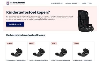 Schermafbeelding van kinderautostoel.nl