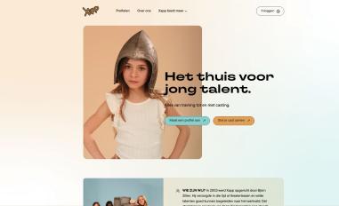 Schermafbeelding van kindercasting.nl