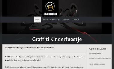 Schermafbeelding van kinderfeestjegraffiti.nl