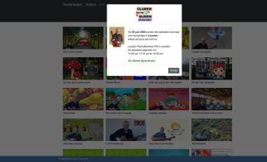 Schermafbeelding van kinderliedjes.kadox.nl