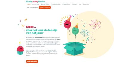 Schermafbeelding van kinderpartybox.be