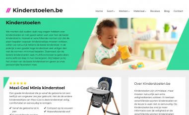Schermafbeelding van kinderstoelen.be