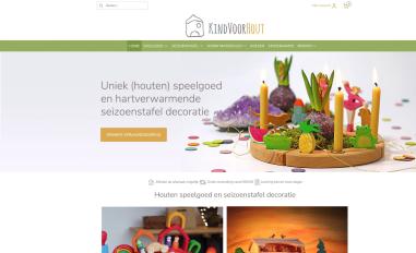Schermafbeelding van kindvoorhout.nl