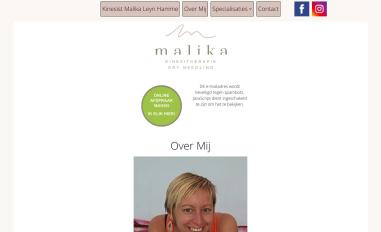 Schermafbeelding van kine-malika.be