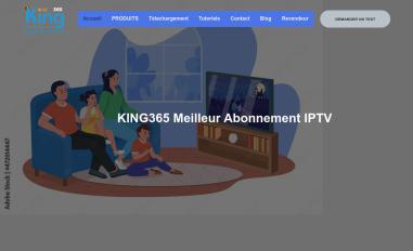 Schermafbeelding van king365-tv.fr
