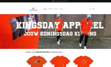 Schermafbeelding van kingsdayapparel.nl