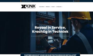 Schermafbeelding van kinik-elektrotechniek.nl
